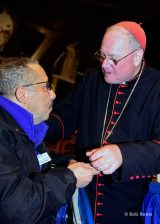 2013 Lourdes Pilgrimage - SUNDAY Cardinal Dolan Presents Malades Medals Pius X (9/71)